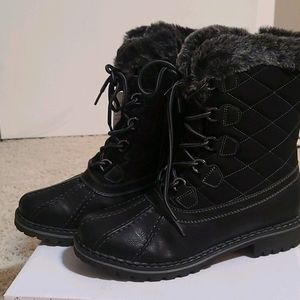 Black Call It Spring Winter boots :)